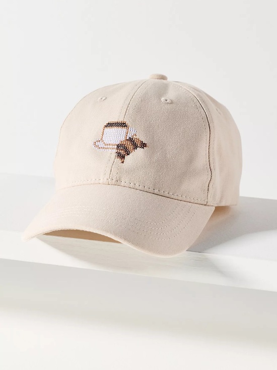 Anthropologie Accessories - Anthropologie Icon Embroidered Baseball Cap
